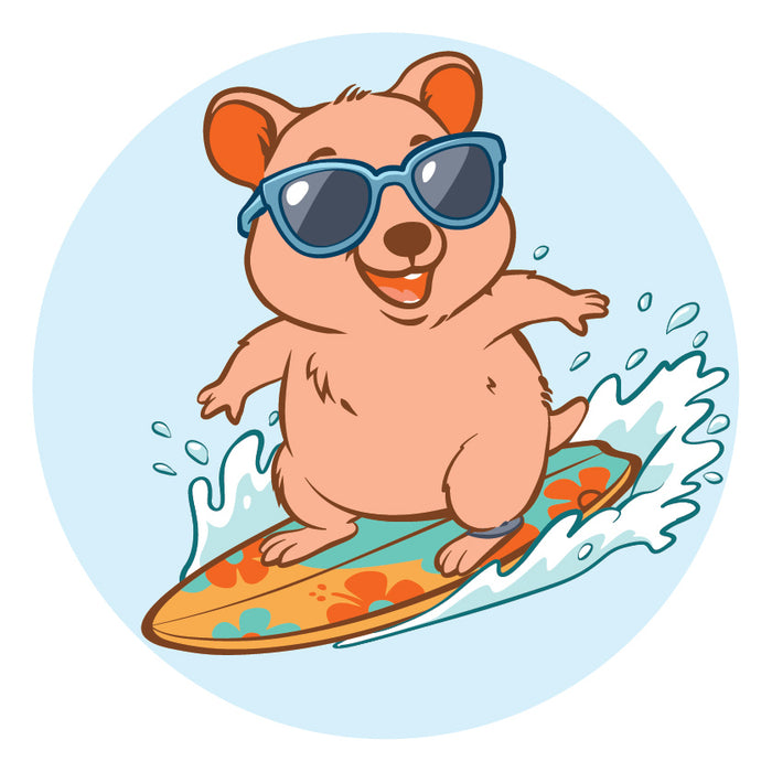 Surfing Quokka