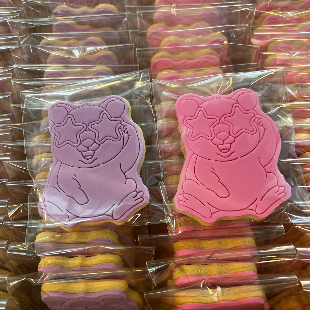 Shaped quokka cookie – Star glasses
