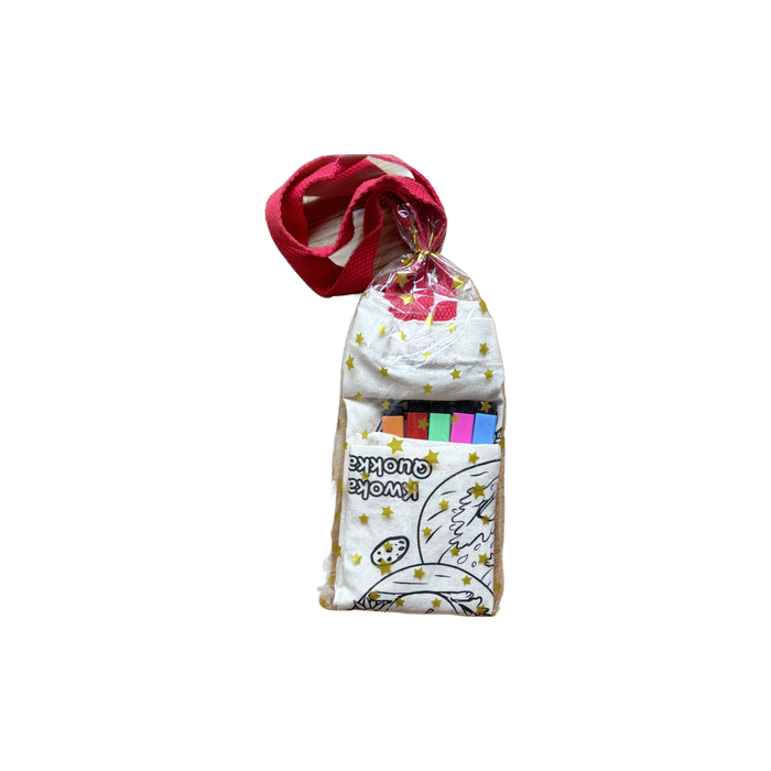 Colouring-in tote bag
