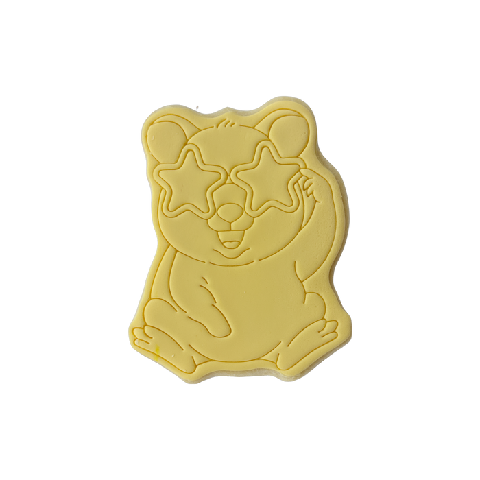 Shaped quokka cookie – Star glasses
