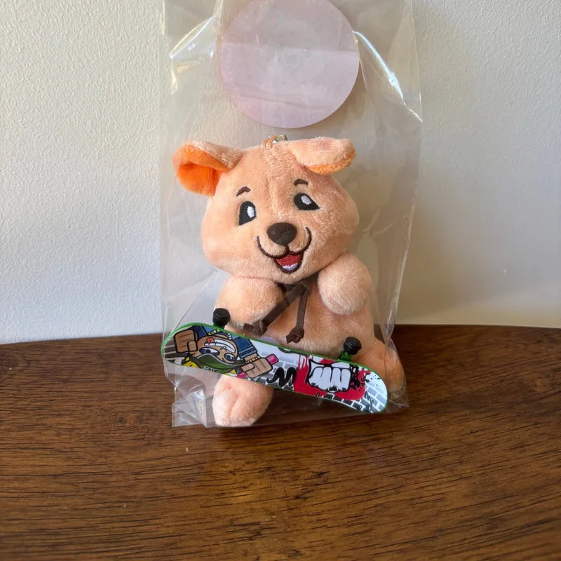 Quokka with a skateboard