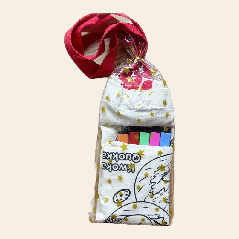 Colouring-in tote bag